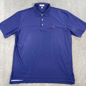 Peter Millar‎ Summer Comfort Mens Large Navy Golf Shirt Polo